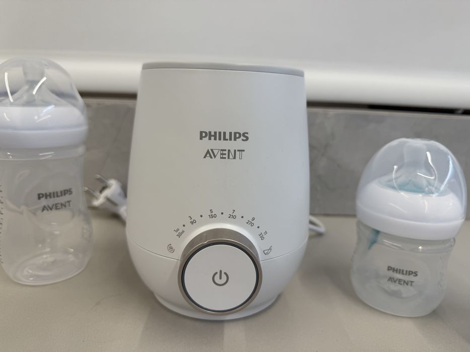 Vendo conjunto Philips Avent – Aquecedor + Biberões (0–3 meses e 3m+)