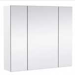 SZAFKA ŁAZIENKOWA Wisząca Lustrzane Drzwi 71 × 15 × 61 cm BIAŁA