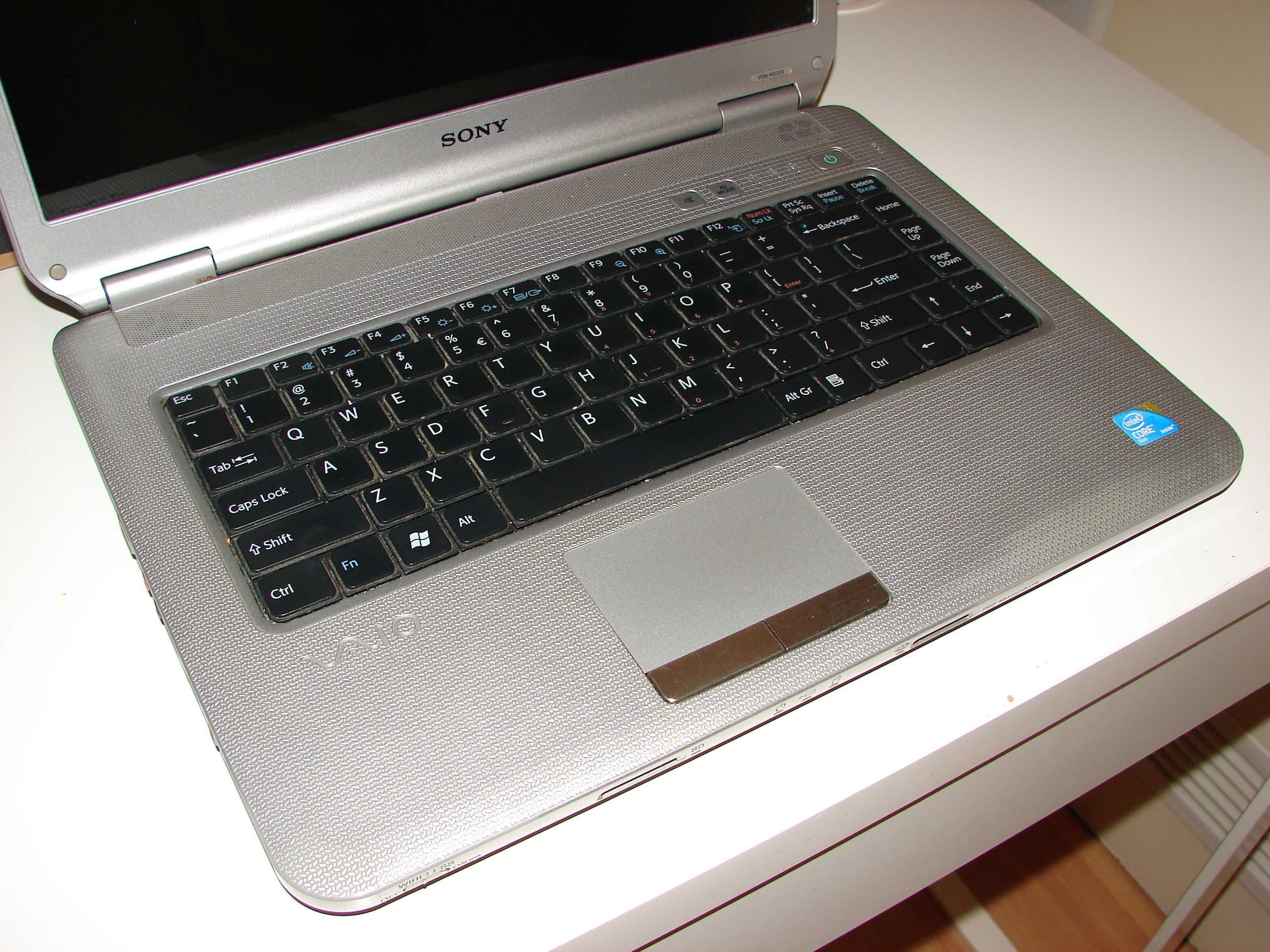 Laptop Sony Vaio VGN-NS31S/S Intel Uszkodzony!!!