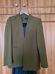 Blazer verde caqui Zara M