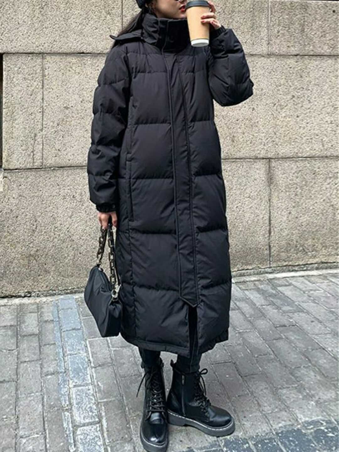 Куртка длинная зимняя