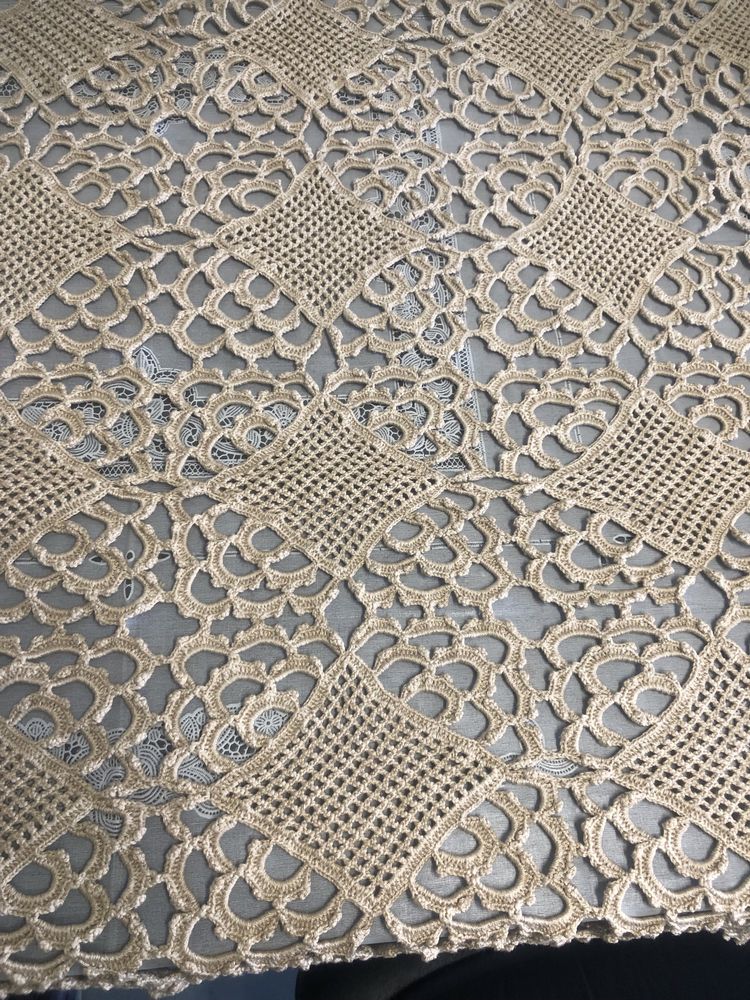 Toalha de mesa croché