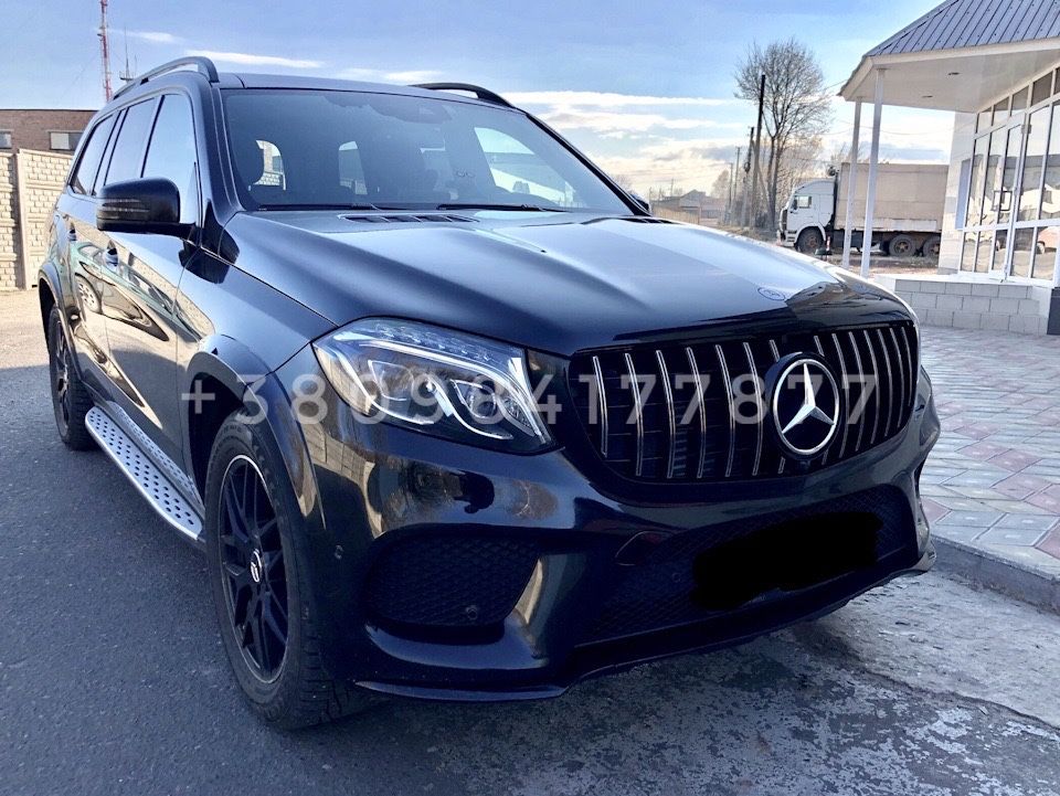 Решетка радиатора Mercedes GLS X166 W166 GT Panamericana AMG GLS63