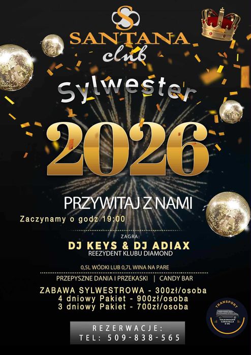 Bal Sylwestrowy, Sylwester, Noclegi ,Pokoje, Domki Wieleń /Boszkowo
