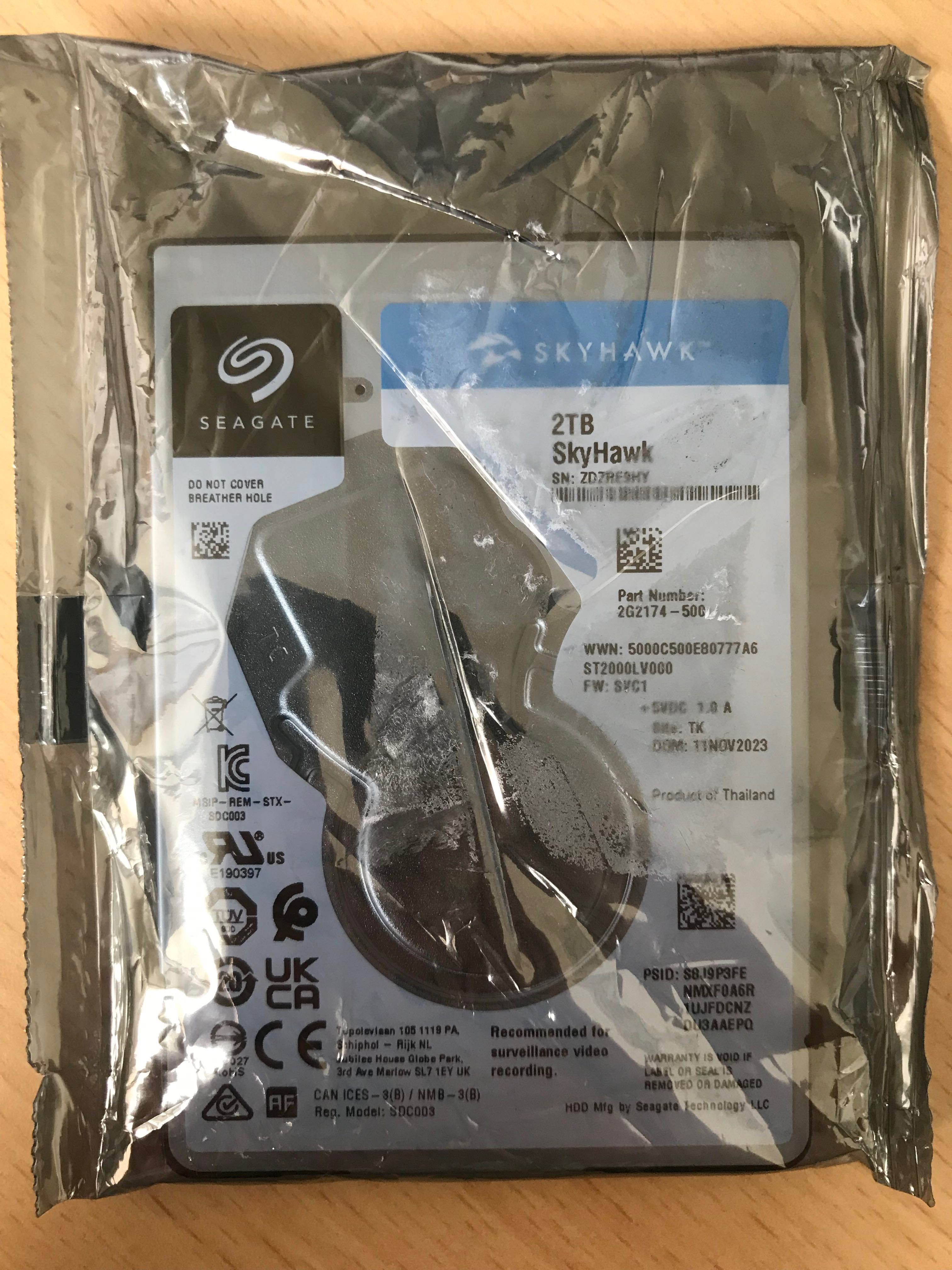 Dysk twardy Seagate Skyhawk ST2000LV000 2TB Sata III