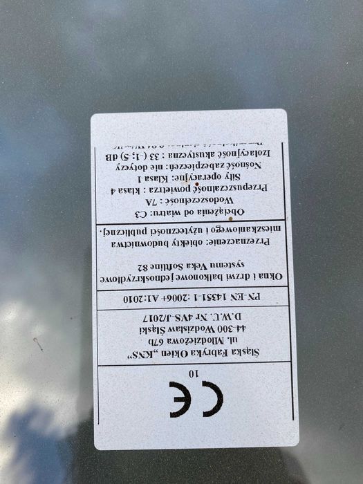 Okno VEKA 80x130 (3-szybowe) + Roleta elektryczna ALUPROF