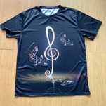 Koszulka T-shirt dla miłośnika muzyki - klucz wiolinowy rozmiar XL
