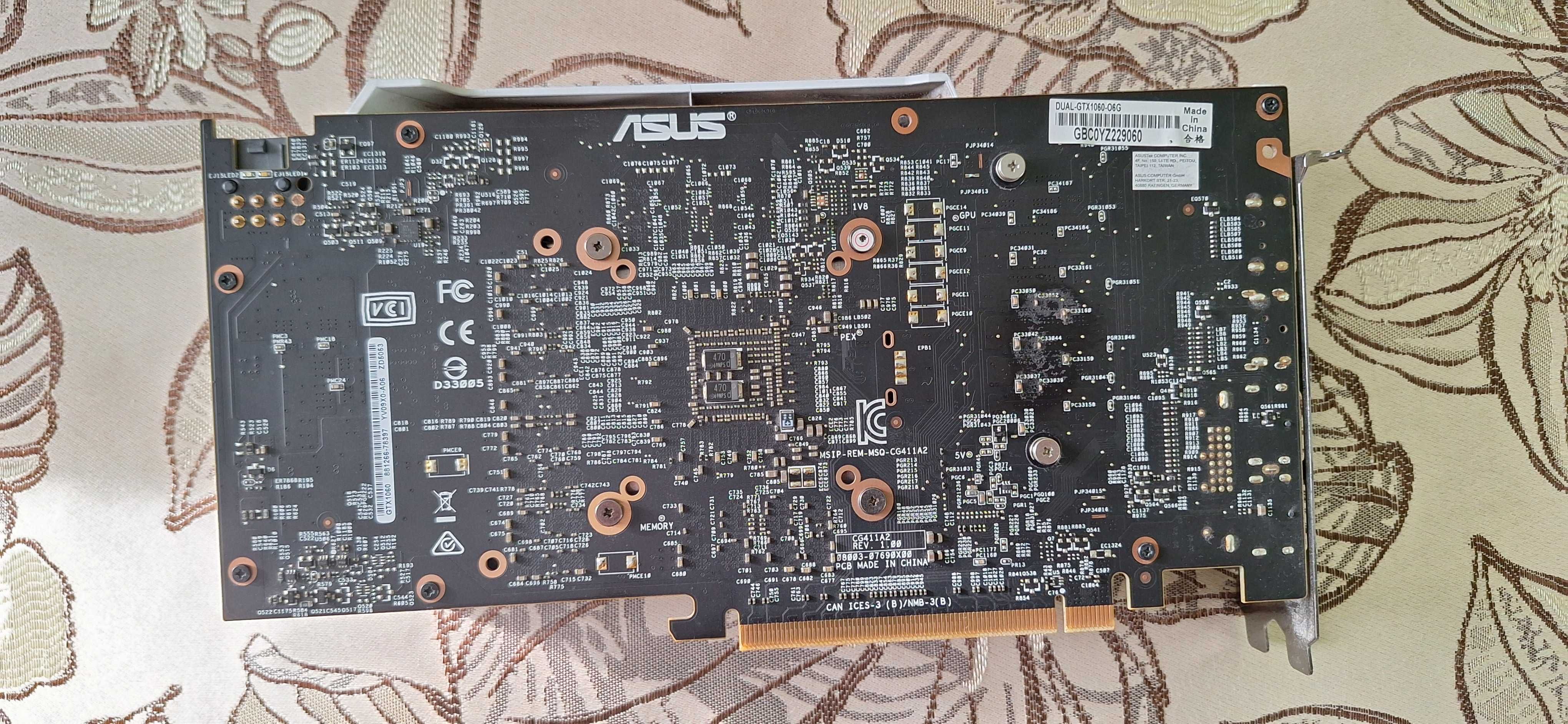 Asus gtx 1060 6gb у гарному стані