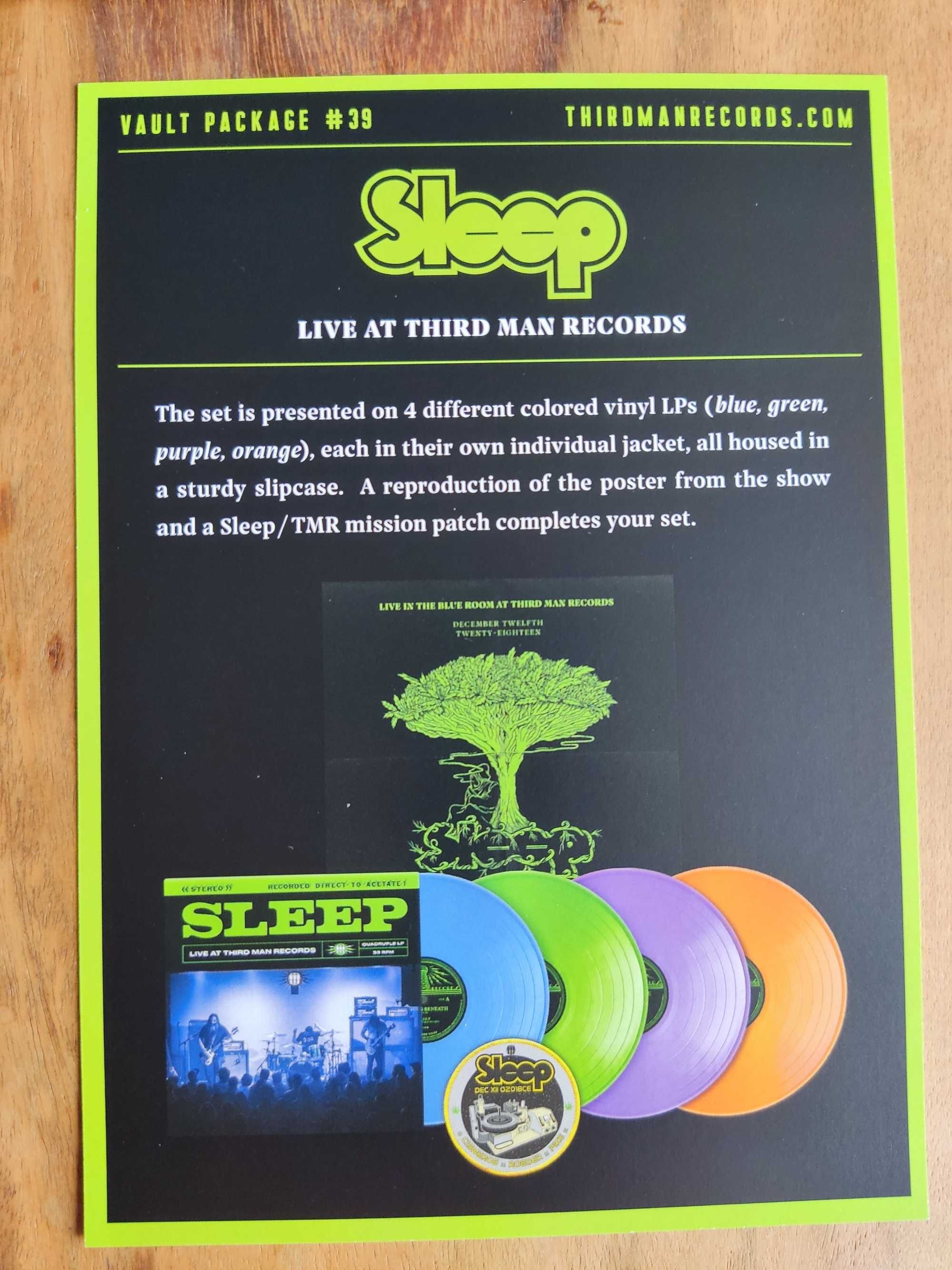 SLEEP - Live at Third Man Records 4LP NOWA w folii winyl doom stoner