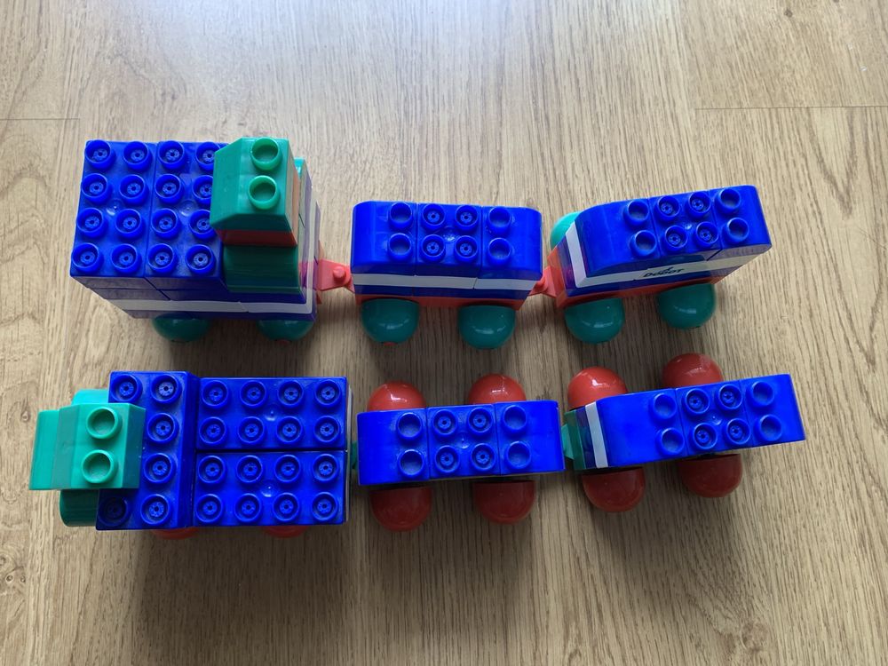Brinquedo conjunto comboios Lego Dodot para bebes
