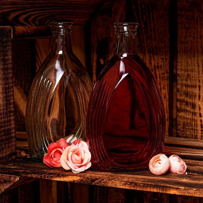 5x butelka ASTERIA 500 ml na whisky wino nalewki z korkiem