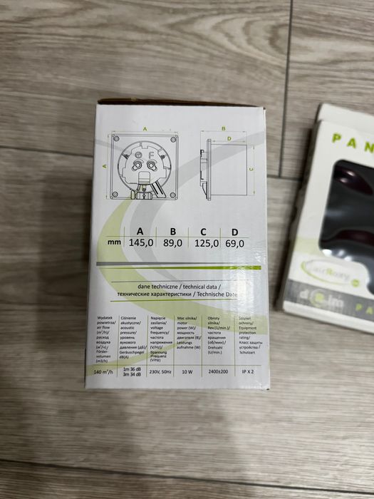 Wentylator dRim ma panele dekoracyjne