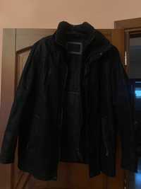 Шикарная зимняя фирменная Donar мужская куртка нубук