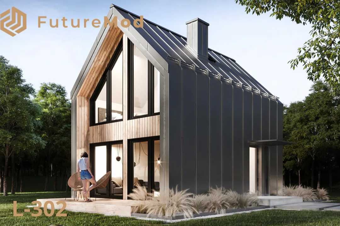 Domek szkieletowy L-302 35m2