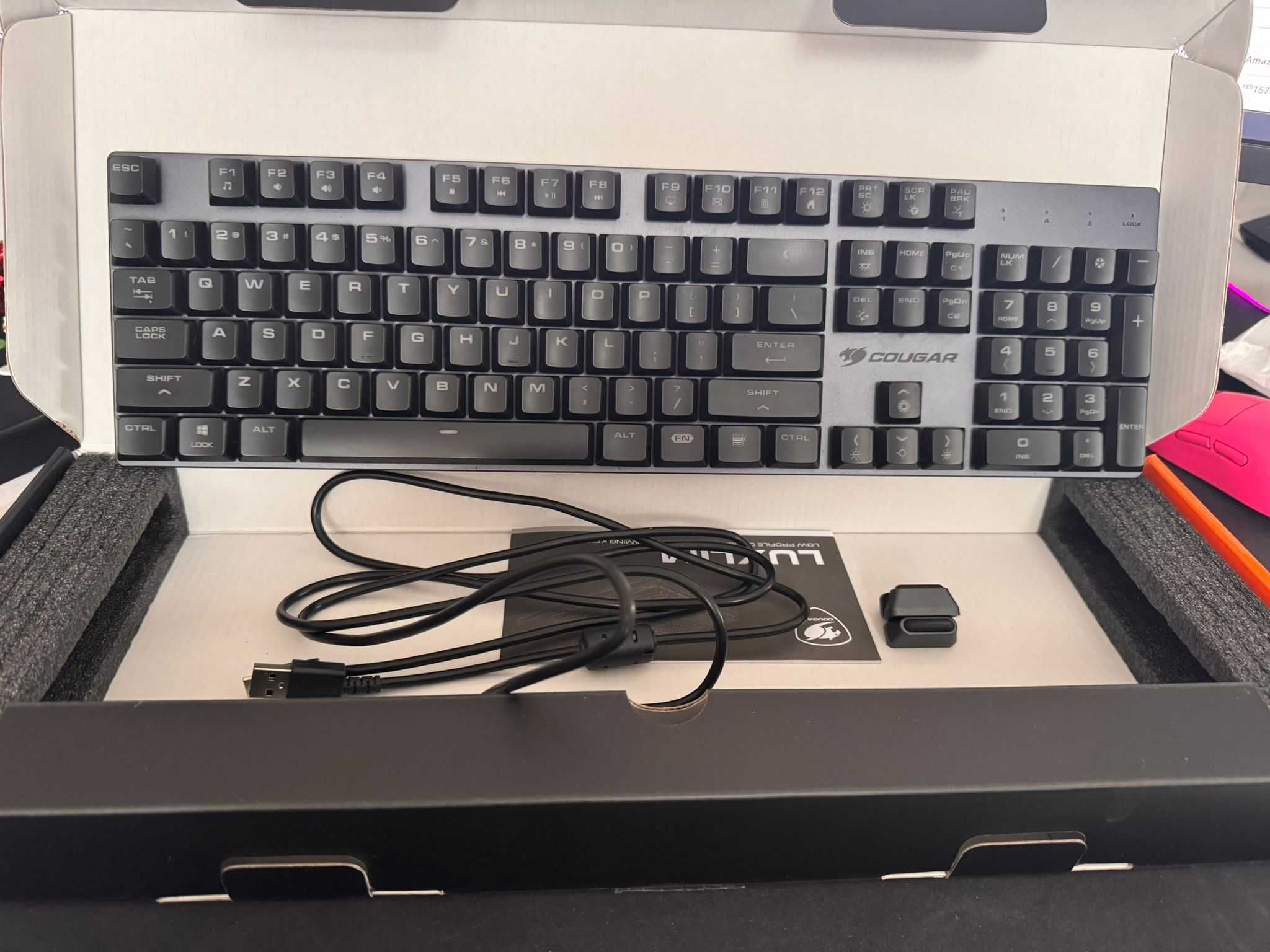 Cougar LUXLIM Low Profile Optical-Mechanical Gaming Keyboard