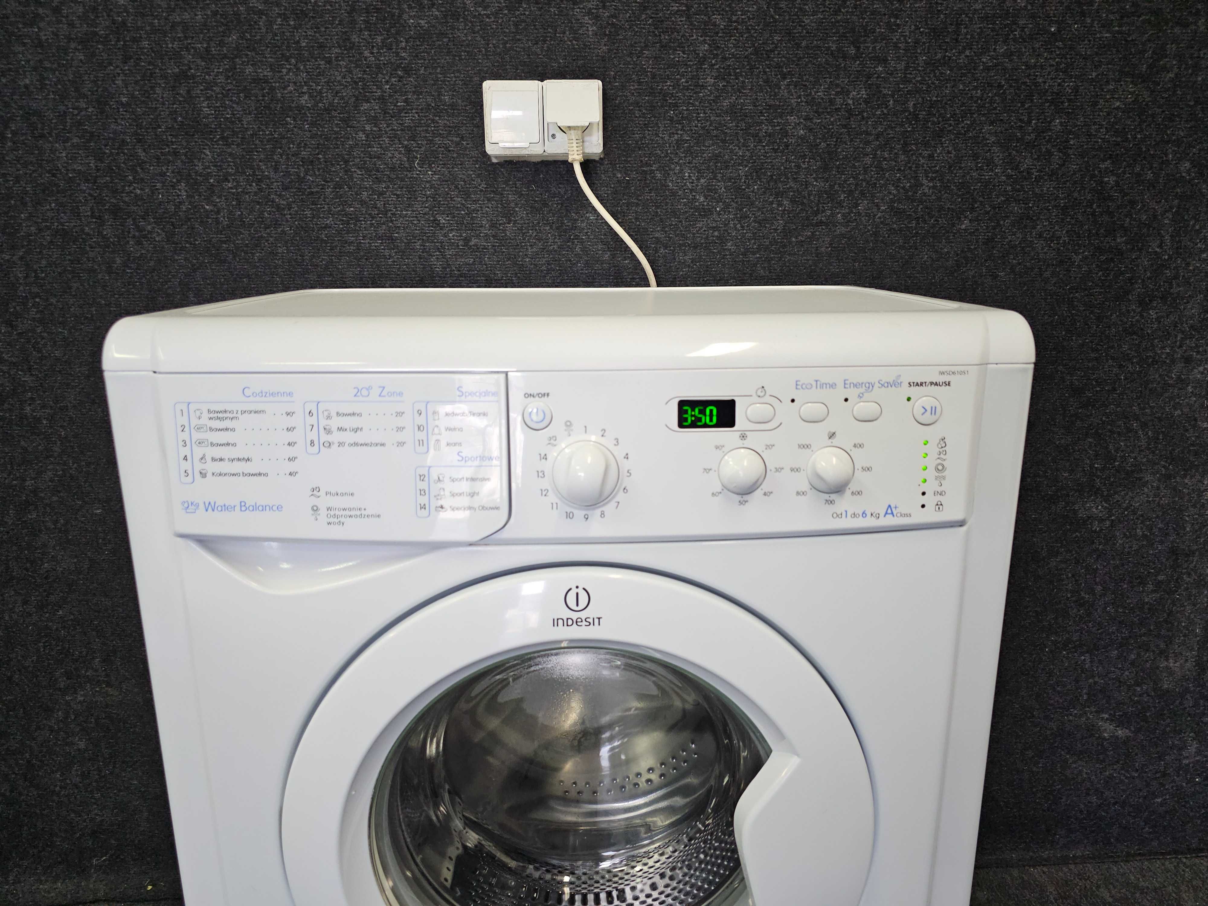 Pralka Indesit 6kg / 1000obr /A+/Transport / Gwarancja