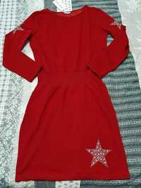 Sukienka czerwona OS0013