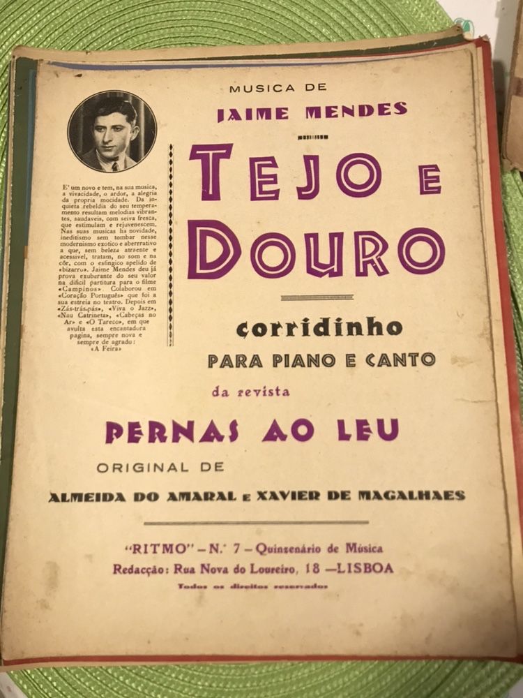 Raridade  pautas musicais anos 30/40