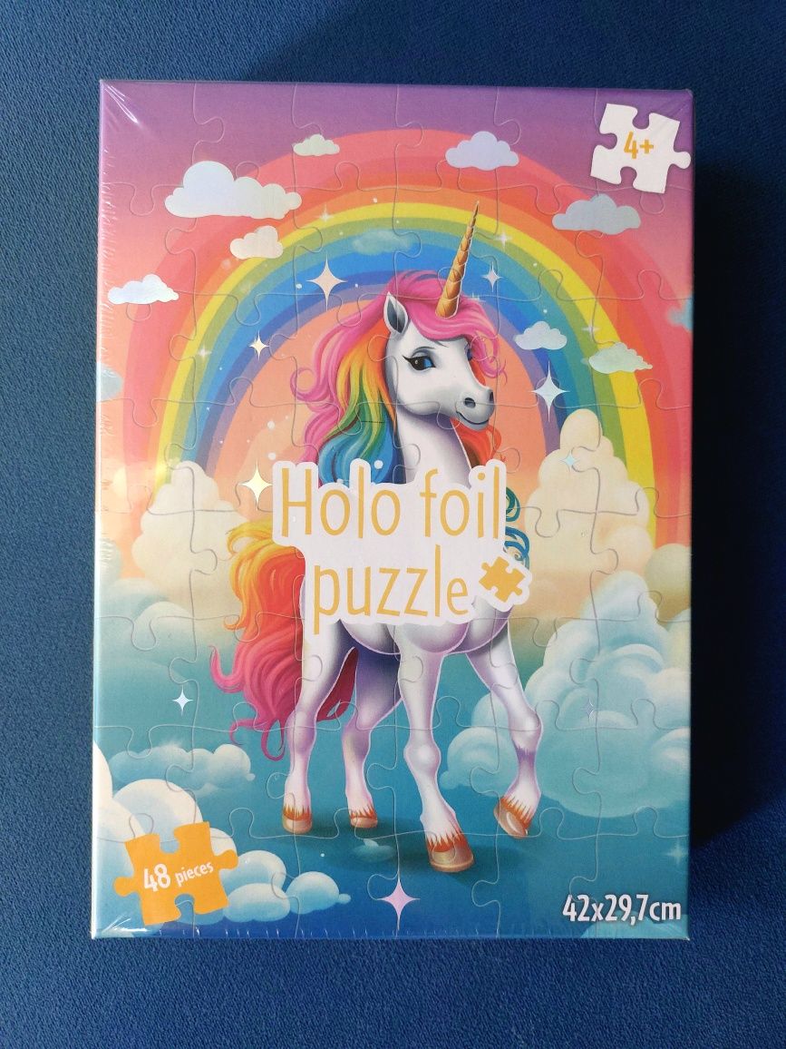 NOWE puzzle Jednorożec dla dziewczynki 4+