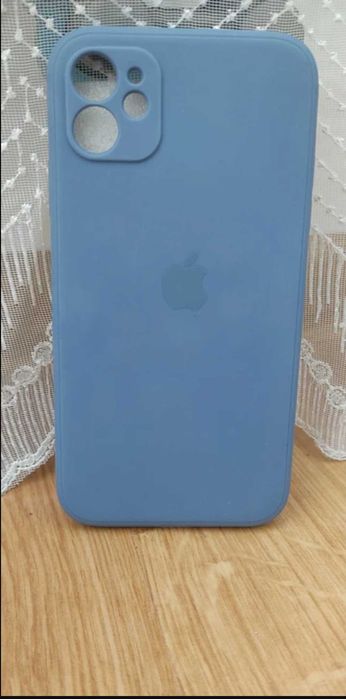 Case Apple iPhone 11 silicone etui jasne niebieskie