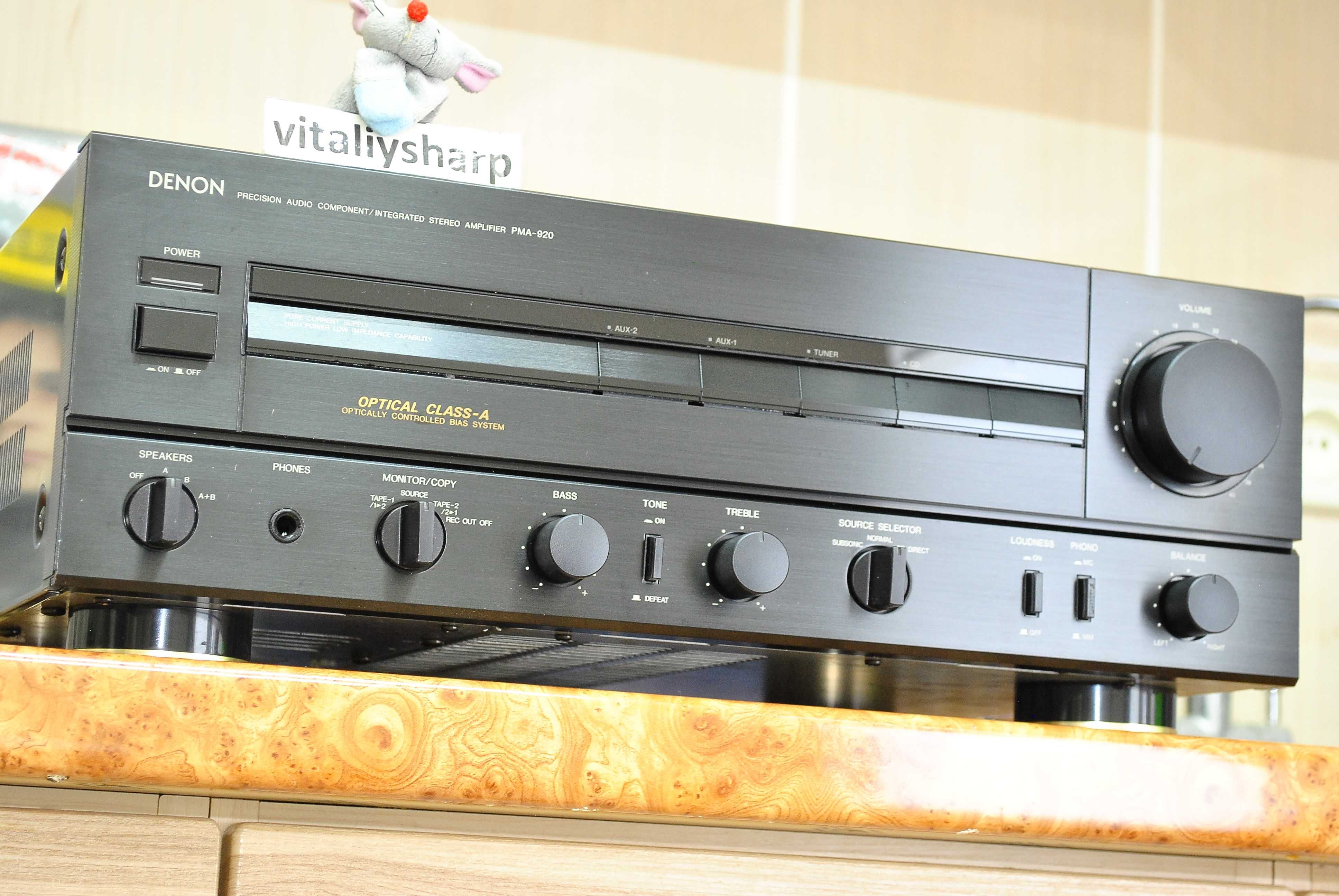DENON PMA-920 (338-2), 90 вт, 12 кг, HI-END! Суперзвук!