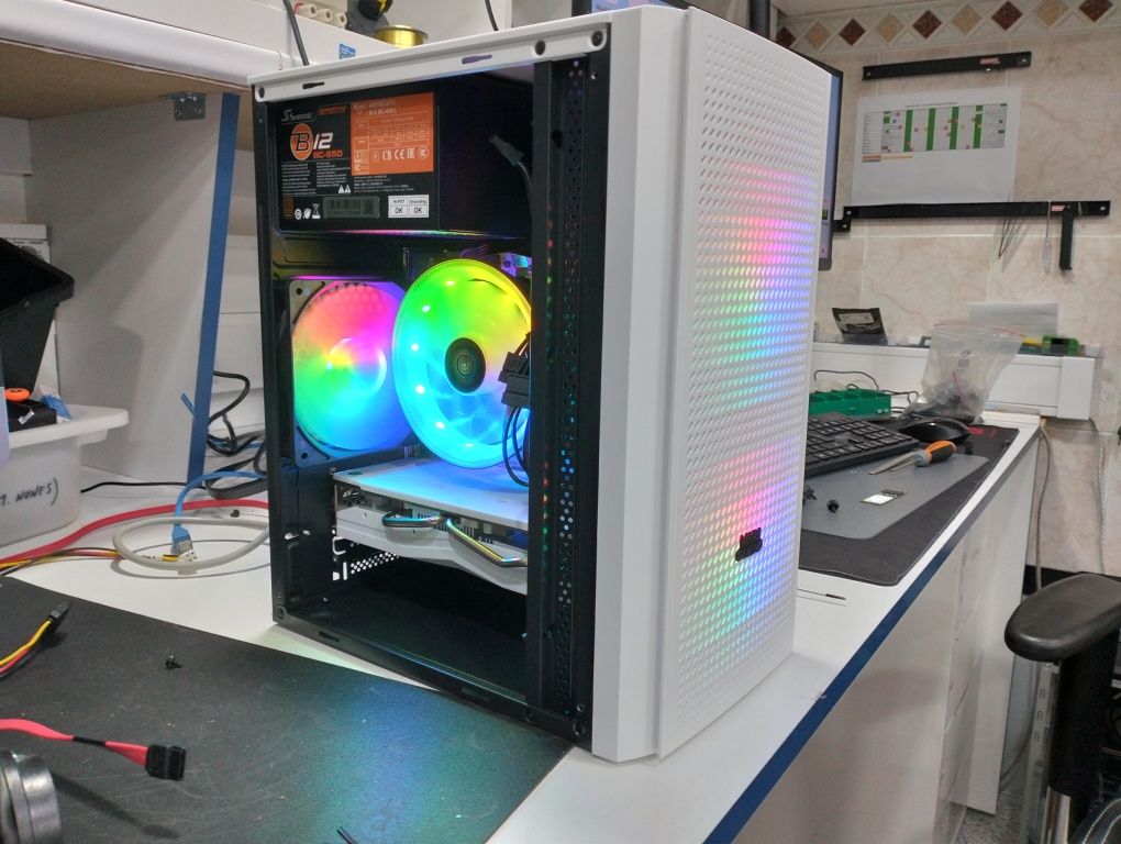 Computador Gaming Ryzen 2600 + RX580 8GB + 16GB + NVMe 512GB
