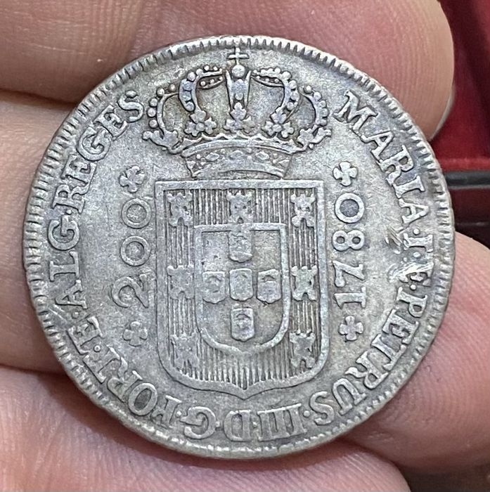 Moeda 12 Vintens 240 Reis D MARIA/PEDRO 1780