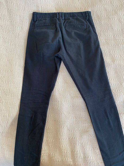 Лот вещей Брюки штаны школьные синие шкільні next 134 кофта zara 9-11