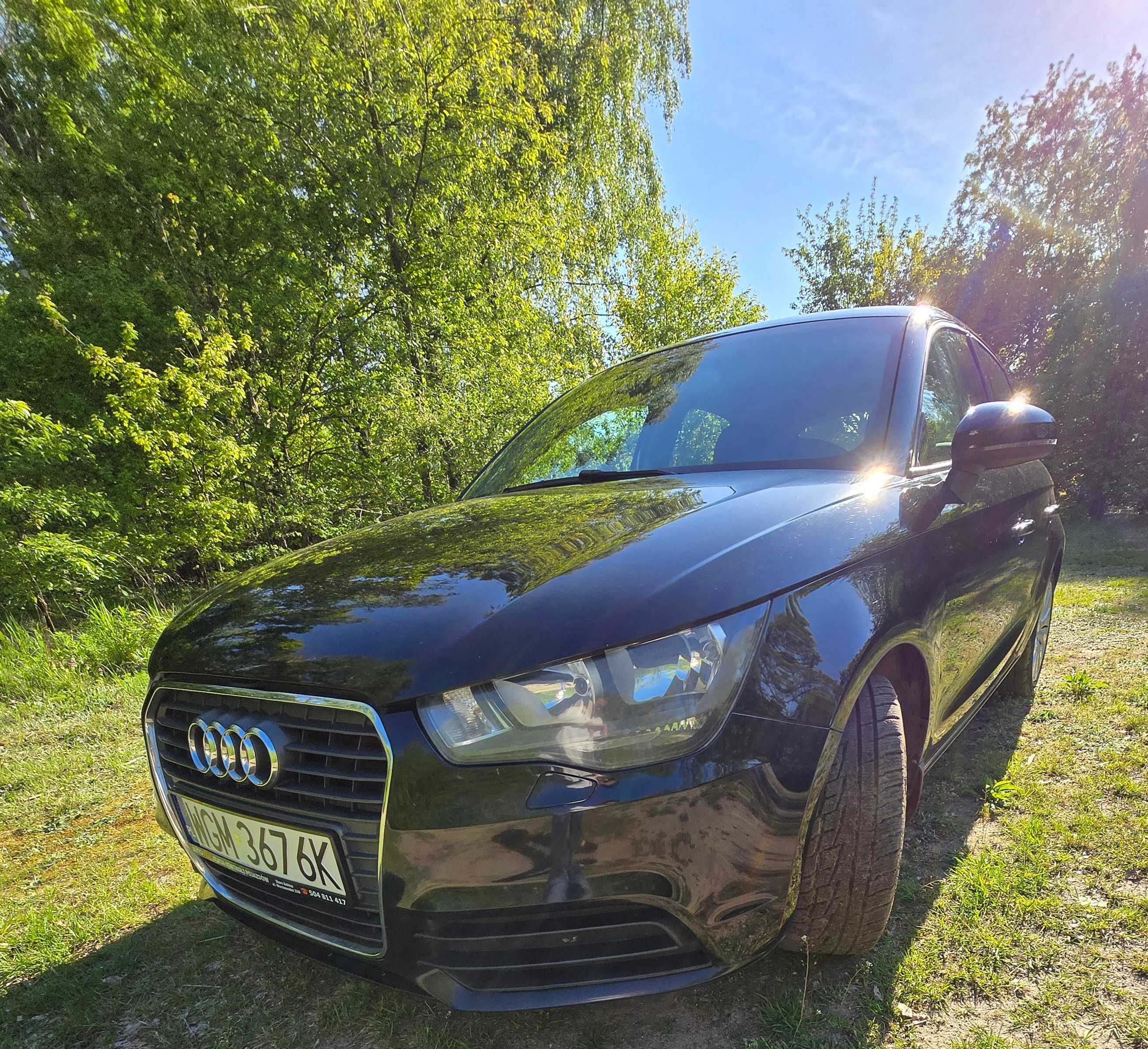 Audi A1, czarny lakier, stan b.dobry