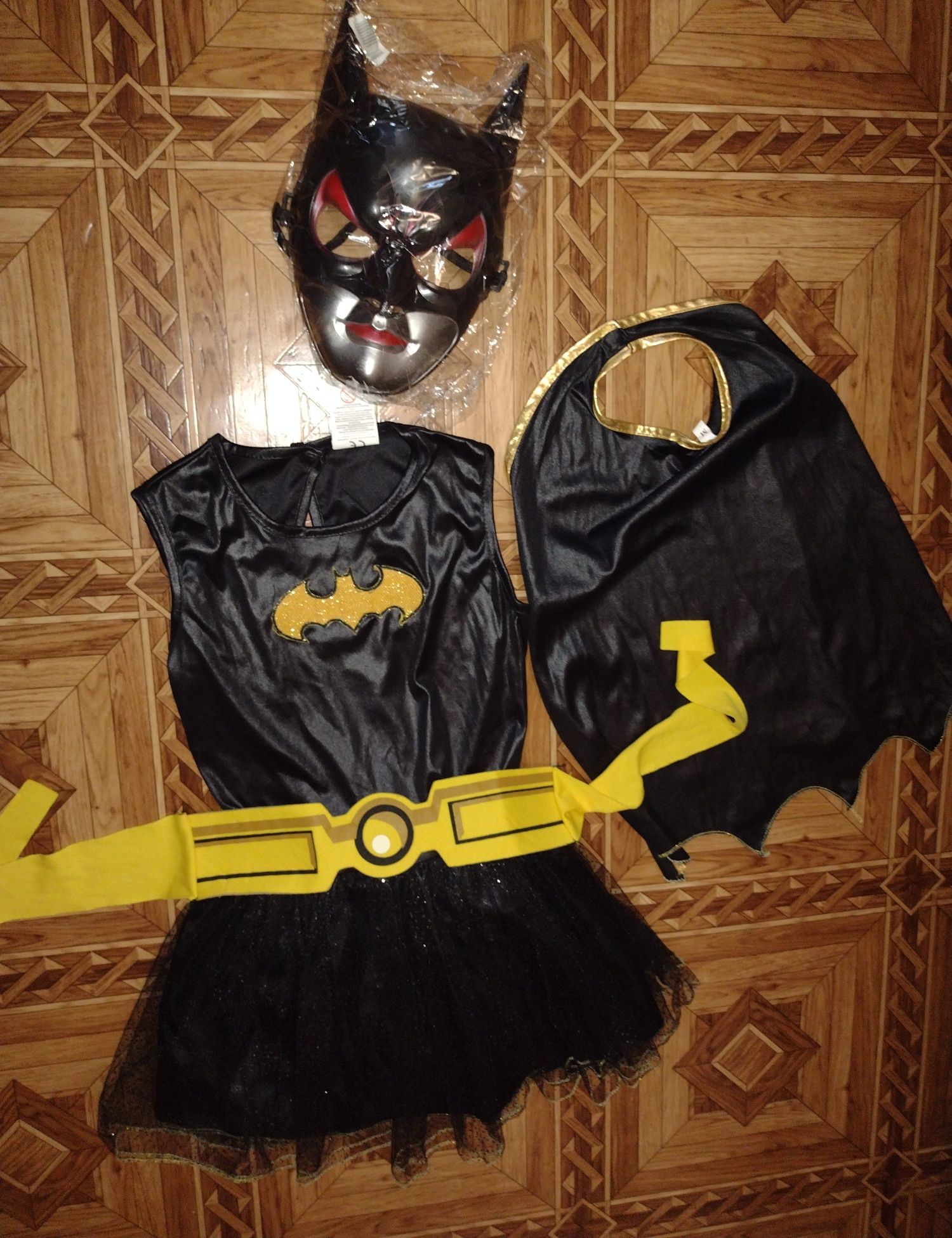 Костюм сукня платье маска подружки Бетмана Бетвумен Бэтмена Бэтвумэн