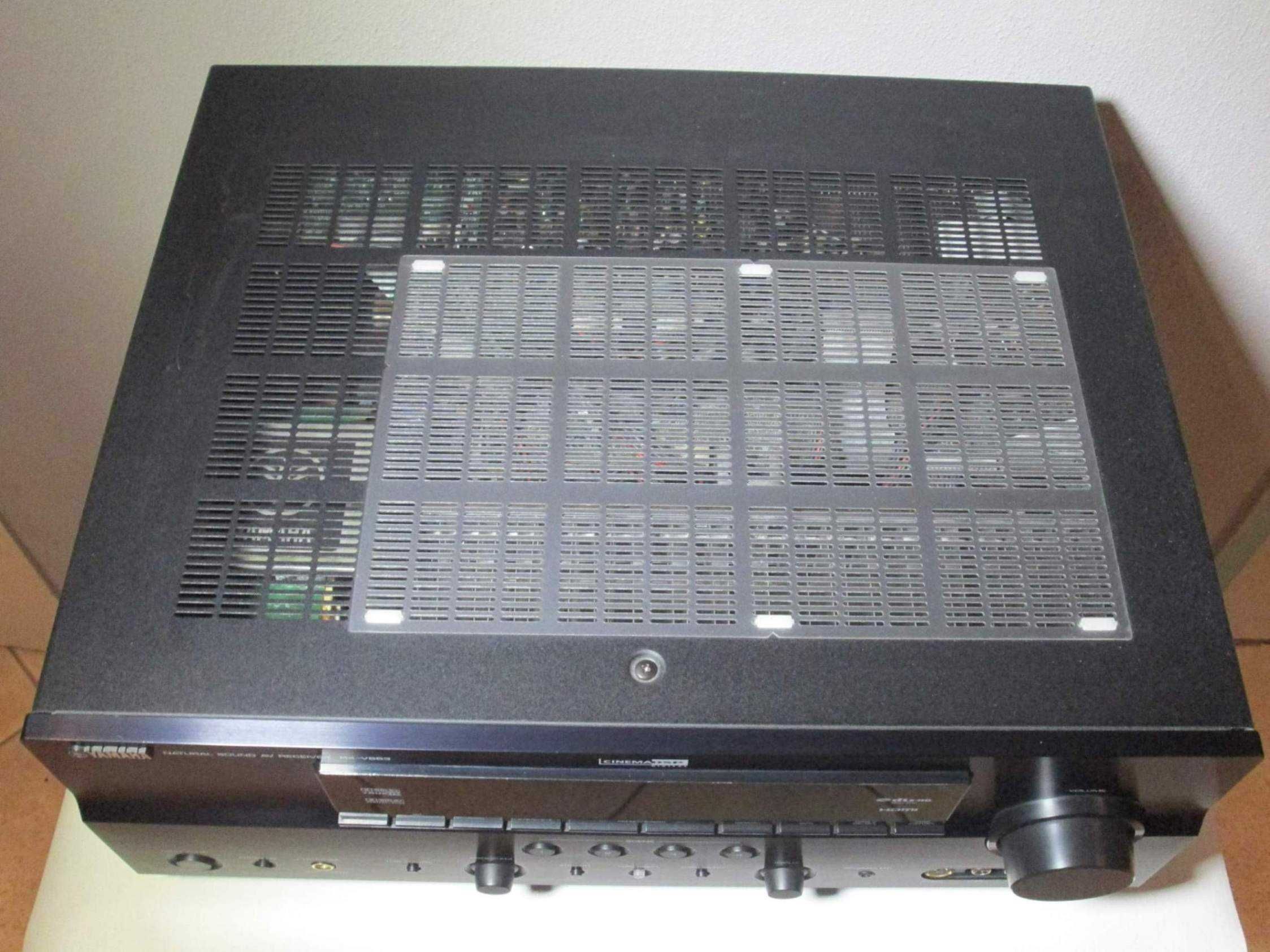YAMAHA RX-V663 amplituner kino domowe 7.1 komplet, pilot - STAN!
