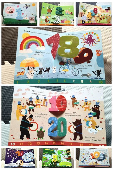Dotty and Dash's 123 a pop-up counting book nauka liczenia angielski