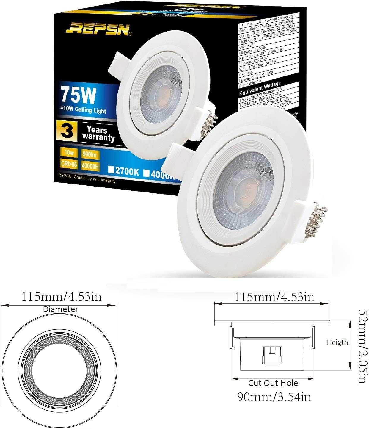 Reflektor/lampa/halogen sufitowy LED 75w