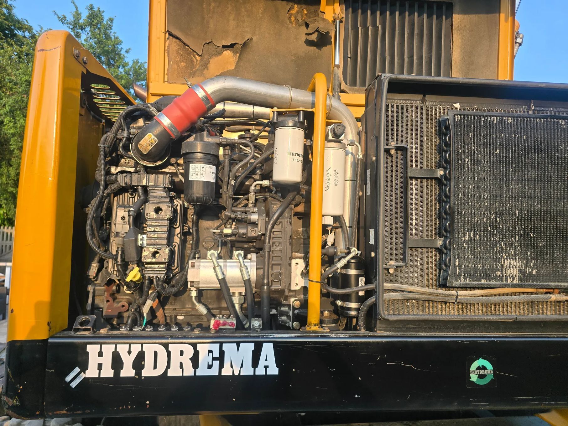 Hydrema MX 14 Roto SVAB  Koparka kołowa 16 ton. Super stan. Głowica+Szczypce