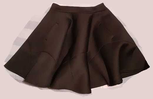 ЮБКА  очень тёплая, красивая, стильная, покрой "СОЛНЦЕ-КЛЁШ".