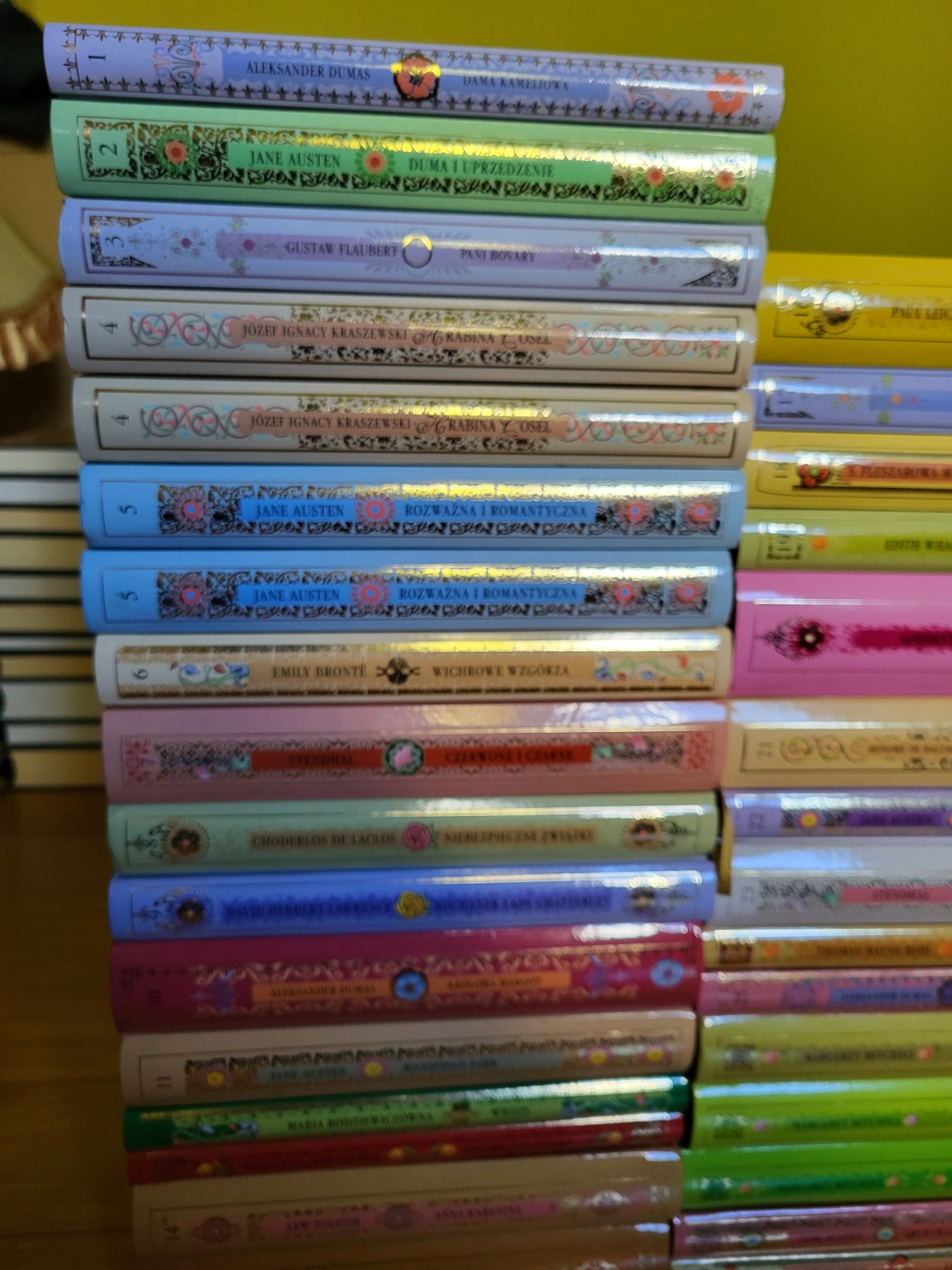 Kolekcja książek Hachette romansów
