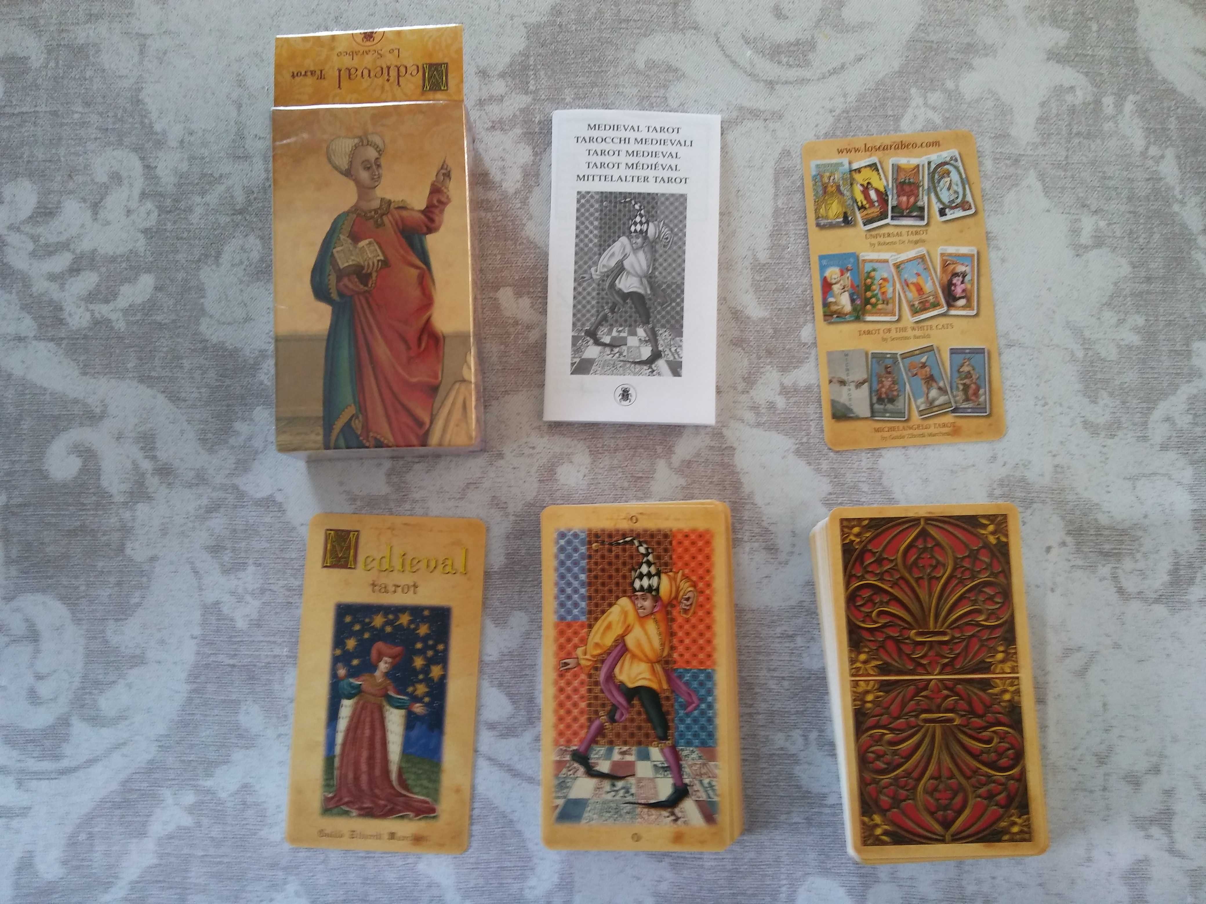 MEDIEVAL TAROT karty do tarota Lo Scarabeo