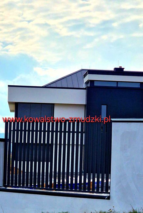 Ogrodzenie nowoczesne balustrady brama na wymiar kowalstwo