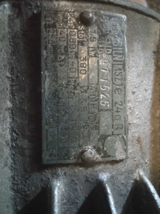 silnik 3 fazowy 380 v sprawny z pompy stan bdb polecam