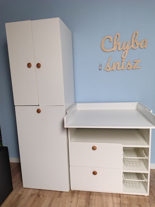 Szafa + komoda z przewijakiem