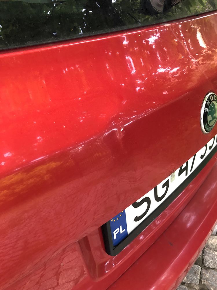 Skoda Fabia II Czerwona 2007