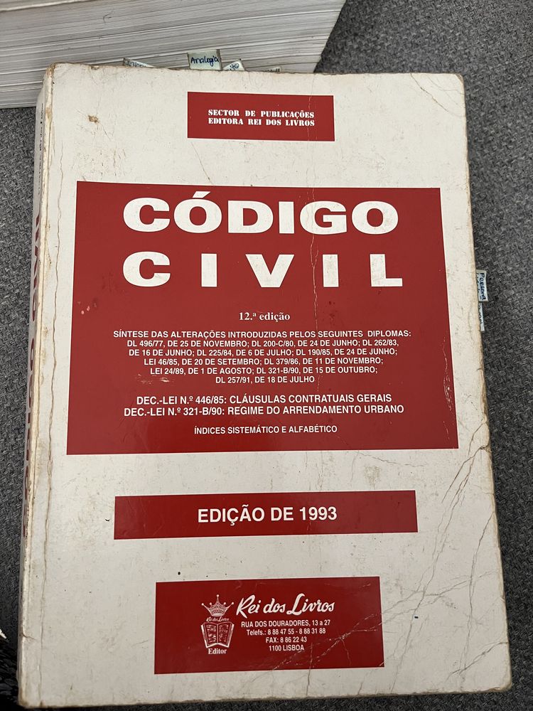 Código Civil edição 1993