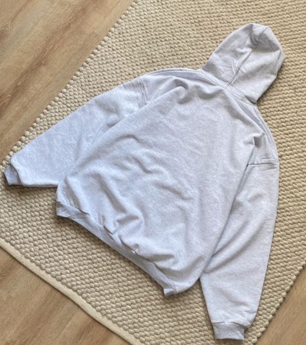 Szara bluza z kapturem Yeezy Gap Gosha Black Dogs Hoodie boxy oversize