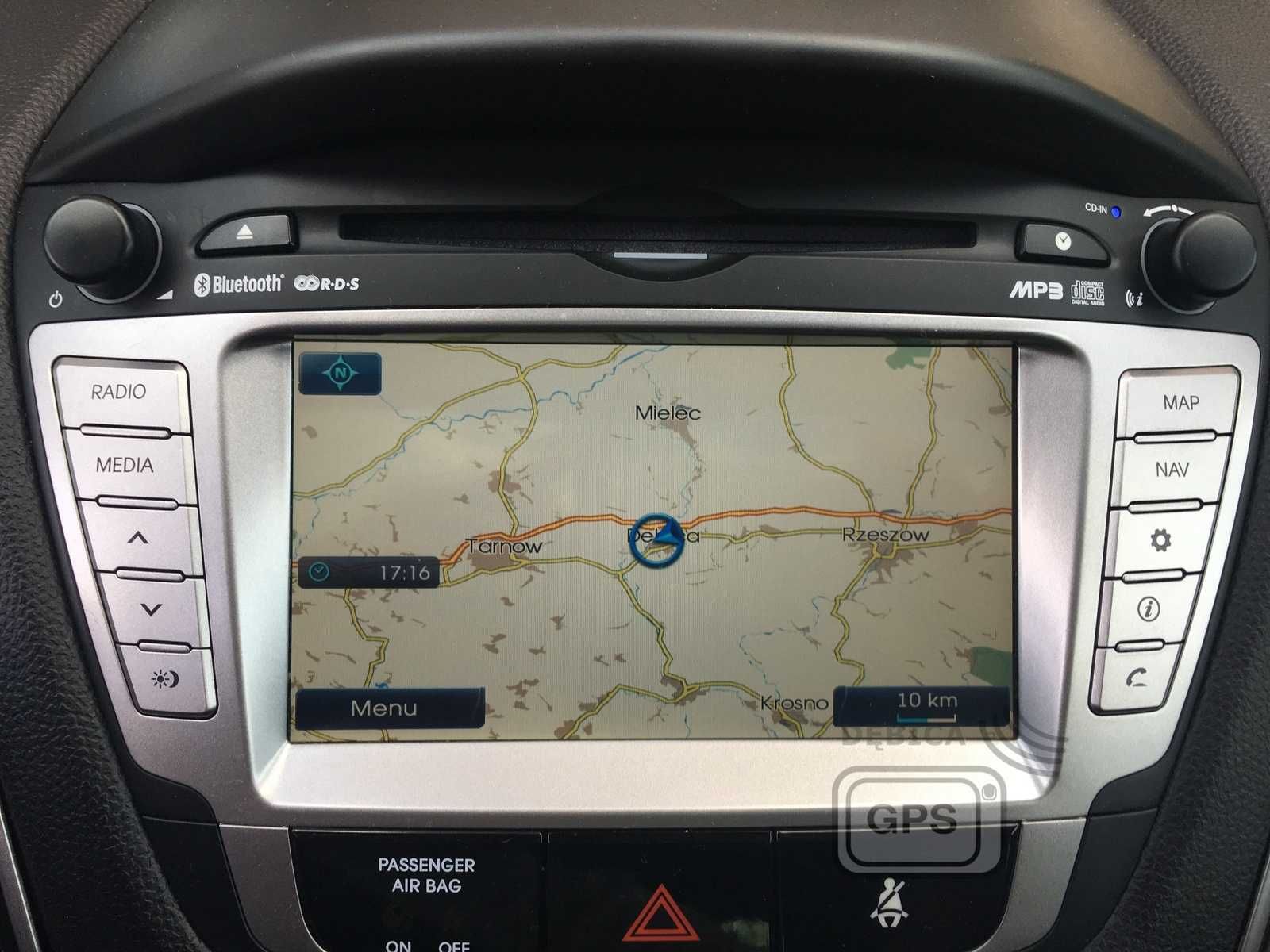 Mapy Hyundai Tucson III i30 ix35 i40 Santa Fe Kona Mapa 2024 Menu PL