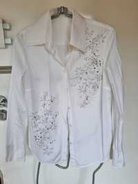 Esprit koszula biała wyjściowa elegancka egzamin do pracy matura M 36