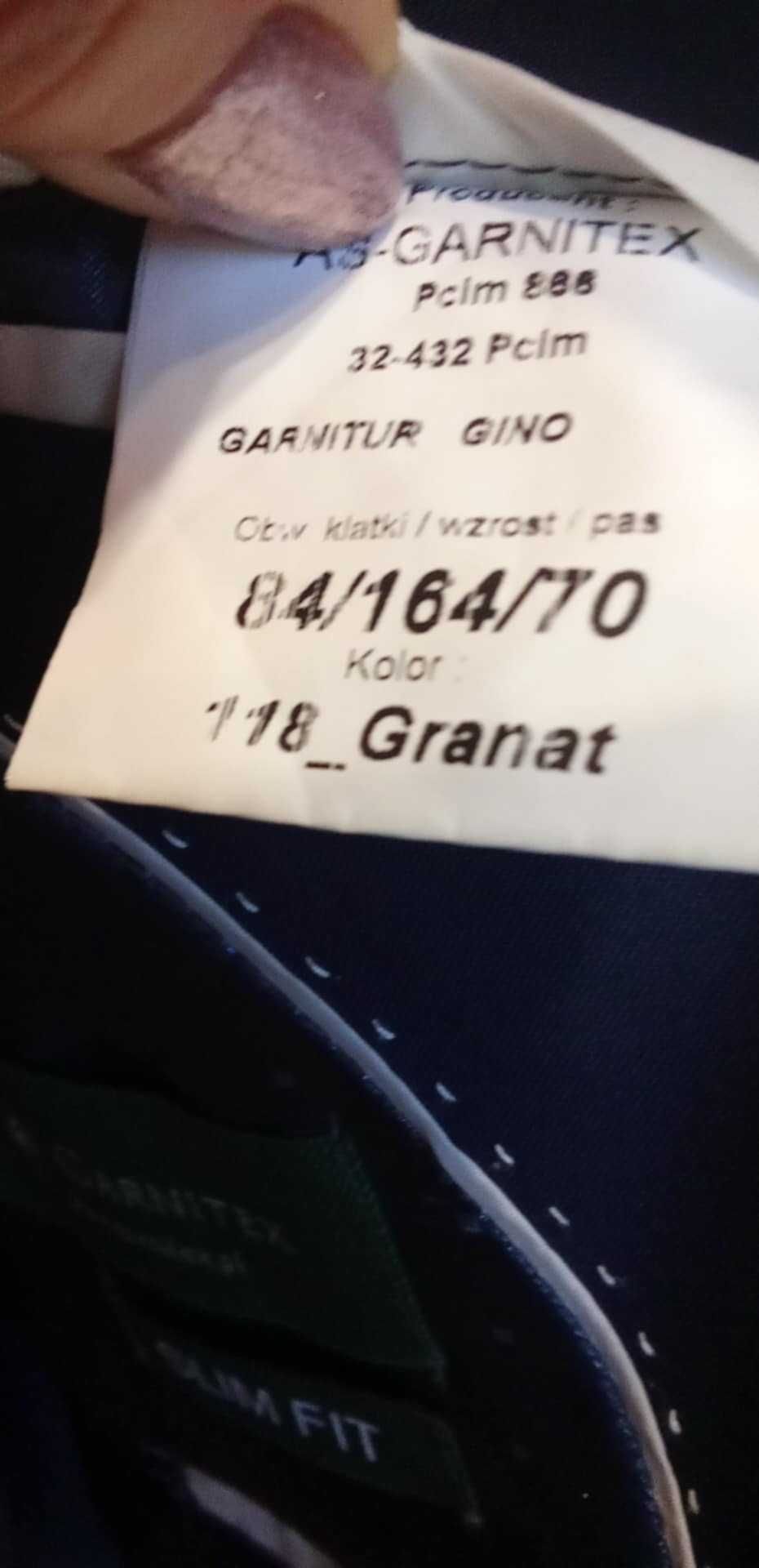 Garnitur męski slim fit