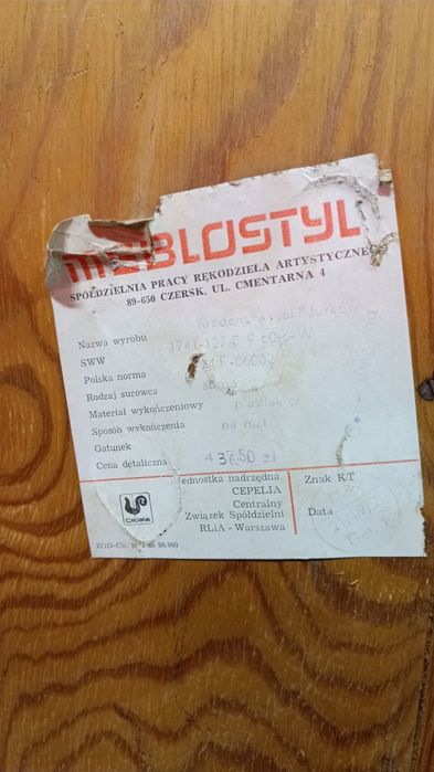 Kredens komoda Meblostyl Cepelia PRL, shabby chic, vintage, cottage