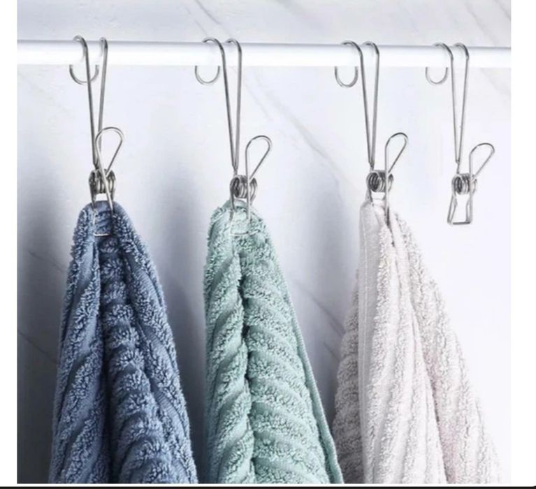 Набір металевих прищепок затискачів 10 шт