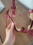 Sandaly welurowe