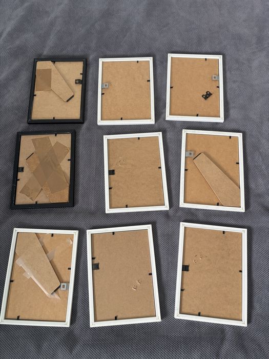 Ramki 9 sztuk rozmiar kolo 14x20,5